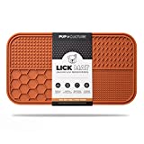 Pup Culture Dog Lick Mat for Dogs, Feeding Pad for Anxious Pets Plus 4 Different Puzzles for Brain Stimulation, Supports Mental, Dental, and Digestive Health, Bite Resistant and Heavy Duty