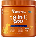 Multifunctional Supplements for Dogs – Glucosamine Chondroitin for Joint Support with Probiotics for Gut & Immune Health – Omega Fish Oil with Antioxidants for Skin & Heart Health