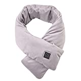 TUNUSKAT Electric Heated Scarf,Winter Intelligent USB Heating Warm Scarf for Neck Pain Relief Indoor Outdoor Warm Neck Wrap Gift Idea