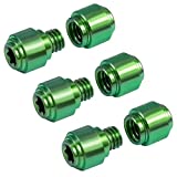 3 Sets Thumb Studs, Titanium Screws Replacement Thumb Studs Pocket Blade Screws for Benchmade 535 Bugout (Green)
