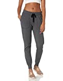 Amazon Essentials Women’s Studio Terry Relaxed-Fit Jogger Pant, Charcoal Heather, Large