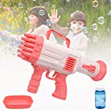 AFENNK Bazooka Bubble Gun Toy, 32 Hole Bubble Machine Rocket Launcher, Electric Automatic Bubble Maker, Bubble Blowing Gun Toy, Rocket-11 Rocket-11