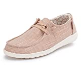 Hey Dude Women’s Wendy Sparkling Rose Gold Size 8 | Women’s Shoes | Women’s Lace Up Loafers | Comfortable & Light-Weight