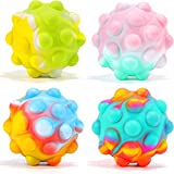 4 PCS Pop Stress Balls Fidget Toy, 3D Anti-Pressure Squeeze Pop Ball Autism Special Needs Stress Reliever Christmas Stocking Stuffers