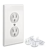 BABY PROOF ME – Outlet Covers Baby Proofing (24 Pack), Provide Shock Prevention and Easy Installation, Safe and Secure Plastic Plug Covers for Power Sockets