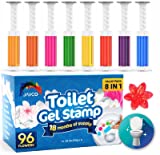 JAVCO [96 FLOWERS Flower Toilet Gel Stamp | Toilet Scent Fresheners | Toilet Fresheners Gel