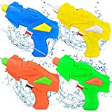 Water Guns for Kids Adults – 4 Pack Water Blaster Pistol & Squirt Guns Toy, Summer Swimming Pool Beach Sand Outdoor Water Fighting Play Toys Gifts