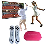 YRPRSODF TV Game Console Built in 883 Games, Handheld Retro Video Game Machine with 2.4G Wireless Gamepad Somatosensory Control, HDMI USB Plug and Play, Home Interactive& Puzzle Games, Red