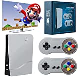 Retro Game Console Mini Classic Game System TV Video Games Console with 2 Classic Controller and Built-in 300 Video Games, AV Output Plug and Play