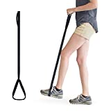 RMS 35 Inch Long Leg Lifter – Durable & Rigid Hand Strap & Foot Loop – Ideal Mobility Tool for Wheelchair, Hip & Knee Replacement Surgery