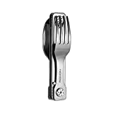 ROXON C1 3 in 1 Camping Detachable Cutlery Knife Spoon Frok for Outdoor Camping Hiking