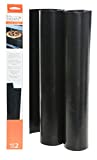 Kitchen + Home Oven Liner Set of 2 – Large Heavy Duty 100% PFOA & BPA Free – Non-stick Reusable Oven Liner for Gas, Electric & Microwave Ovens – Works as Baking Mat & Grill Mat
