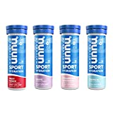 Nuun Sport: Electrolyte Drink Tablets, Juice Box Mixed Box, 4 Tubes (40 Servings), 10 Count (Pack of 4)