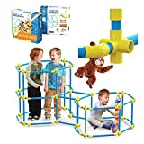 Fortstix Kids Fort Building Kit – 180 Pcs Fort Kits for Kids Indoor and Outdoor – Creative Learning Fort Building STEM Toys Kit for Kids Ages 4 & UP – Ultimate Construction Fort Builder Kit