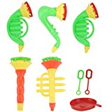 Amosfun 5pcs Bubble Machine Auto Bubble Maker Bubble Maker Wand Toy Bubble Maker Stick Cartoon Saxophone Suona