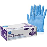 Med PRIDE NitriPride Nitrile-Vinyl Blend Exam Gloves, Large 100 – Powder Free, Latex Free & Rubber Free – Single Use Non-Sterile Protective Gloves for Medical Use, Cooking, Cleaning & More