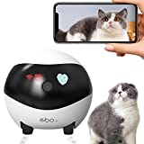 Truwelby Enabot Ebo SE Moving Home Security Camera, Indoor Pet Robot 1080P, with 2 Way Audio, Night Vision, Auto-Cruise, Self-Charging, Motion Detection IP Cam