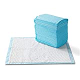 Amazon Basics Dog and Puppy Pee Pads with Leak-Proof Quick-Dry Design for Potty Training, Heavy Duty Absorbency, Regular Size, 24 x 23 Inches – Pack of 80