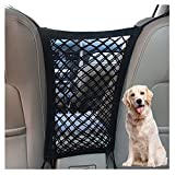 DYKESON Pet Barrier Dog Car Net Barrier with Auto Safety Mesh Organizer Baby Stretchable Storage Bag Universal for Cars, SUVs -Easy Install,Safer to Drive with Children and Pets