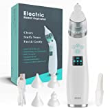 FEDOLOY Baby Nasal Aspirator, Electric Baby Nasal Aspirator, Care for Baby’s Health, Only for Mothers to Choose The Right Electric Nose Sucker for Their Babies, White