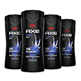 AXE Body Wash 12h Refreshing Scent Phoenix Crushed Mint & Rosemary Men’s Body Wash with 100% Plant-Based Moisturizers, 16 Fl Oz (Pack of 4)