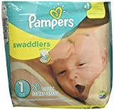 Pamper Swaddler Size 1 20 diapers