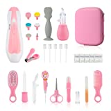 Baby Healthcare and Grooming Kit for Newborn Kids, 30PCS Upgraded Safety Baby Care Kit, Newborn Nursery Health Care Set, Baby Care Products (Pink)