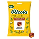 Ricola Original Herb Cough Drops, 45 Drops, Unique Swiss Natural Herbal Formula With Menthol, For Effective Long Lasting Relief, For Coughs, Sore Throats Due To Colds, (Count Size May Vary)