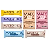 MadeGood Healthy Snacks Variety Pack, 40 Ct – Organic Assortment of Granola Bars, Granola Mini Snack Packs, Crispy Squares; Individually Wrapped Snacks