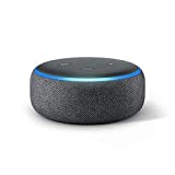 Certified Refurbished Echo Dot (3rd Gen) – Smart speaker with Alexa – Charcoal