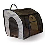 K&H Pet Products Travel Safety Carrier for Pets, Dog Crate For Car Gray/Black Large 29.5 X 22 X 25.5 Inches