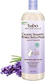Babo Botanicals Calming Plant-Based 3-in-1 Bubble Bath, Shampoo & Wash – With Lavender & Organic Meadowsweet – For Babies, Kids & Adults With Sensitive Skin – EWG Verified – 15 Fl. Oz.