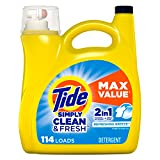 Tide Simply Liquid Laundry Detergent Refreshing Breeze, 114 loads (Packaging May Vary)