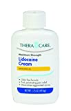 Thera Care Maximum Strength Lidocaine Cream | Numbs Away Pain | Long-Lasting Relief | Non-Greasy | 1.75 Oz