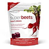 humanN Heart Chews – Nitric Oxide Production and Blood Pressure Support – Grape Seed Extract & Non-GMO Beet Energy Chews – Pomegranate Berry Flavor, 60 Count