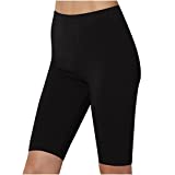 SKDOGDT Biker Shorts For Women High Waist Hide Belly Shorts For Workout, Gym, Yoga, Running Spandex Shorts With Side Pockets