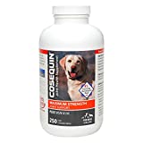 Nutramax Cosequin Maximum Strength Joint Health Supplement for Dogs – With Glucosamine, Chondroitin, MSM, and Hyaluronic Acid, 250 Chewable Tablets