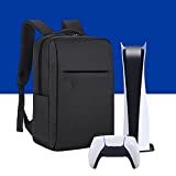 Travel Backpack for PS5 Console – Carrying Case for PS5 – Travel Bag for PS5 Console, Accessories Protective Carrying Case Storage Bag for Game Console Discs/Digital Versions and Controllers, Game Cards, HDMI #