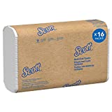 Scott® Multifold Paper Towels (01840), with Absorbency Pockets™, 9.2″ x 9.4″ sheets, White, Compact Case for Easy Storage, (250 Sheets/Pack, 16 Packs/Case, 4,000 Sheets/Case)