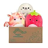 Squishmallows Official Kellytoy 8″ Plush Mystery Pack – Styles Will Vary in Surprise Box That Includes Three 8″ Plush