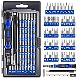 XOOL 62 in 1 Precision Screwdriver Kit, Electronics Repair Tool Kit, Magnetic Driver Kit with Flexible Shaft, Extension Rod for Mobile Phone, Smartphone, Game Console, PC, Tablet