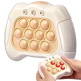 Electronic Pop Light Up Games, Quick Push Game for Pop Pro, Birthday Gift, for Boys & Girls Age 3 4 5 6 7 Years Old, Quick Response Game Toy, White