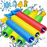 Water Guns for Kids, Outdoor Water Toys – Shoot Up to 40 Feet, Squirt Gun Pool Toys for 4, 5, 6, 7, 8, 9, 10 Years Old Boys, Water Blasters for Kids and Adults (6 Pack)