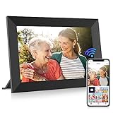 FANGOR 10.1 Inch WiFi Digital Picture Frame 1280×800 HD IPS Touch Screen, Electronic Smart Photo Frame with 32GB Storage, Auto-Rotate, Instantly Share Photos/Videos and Send Best Wishes from Anywhere