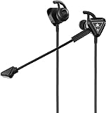 Turtle Beach Battle Buds In-Ear Gaming Headset for Mobile & PC with 3.5mm, Xbox Series X/ S, Xbox One, PS5, PS4, PlayStation, Switch – Lightweight, In-Line Controls – Black/Silver